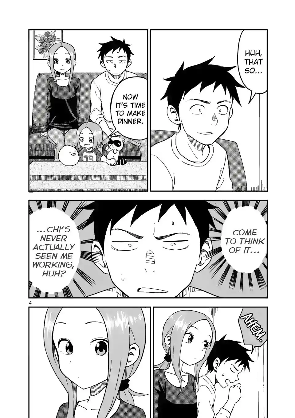 Karakai Jouzu no (Moto) Takagi-san Chapter 79 4